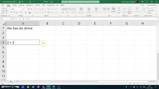 Sådan bruger du Excel 1