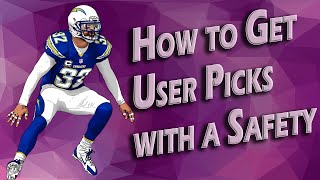 How to Get User Picks with Safeties | Madden 16 Tip