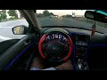 pov cutting up in my infiniti g37 sunset