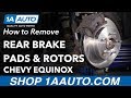 How to Replace Rear Brake Pads & Rotors 10-17 Chevy Equinox