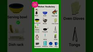 Kitchen vocabulary #english #learnenglish #englishteacher #englishlesson #englishclass