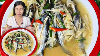 แกงหน่อไม้ส้มใส่ปลายอนน้ำโขงแซ่บหลายจ้า