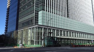 【Otemachi One】「Otemachi One タワー」（フォーシーズンズホテル東京大手町）／「三井物産ビル」の建設状況（2020年2月1日）