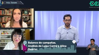 Balance de campañas.Análisis de Luisa Cantú y Alina Duarte.