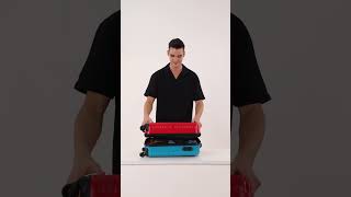 Yayavar TOKYO Plus Dual Colour Trolley Bag | Small | Red \u0026 Teal