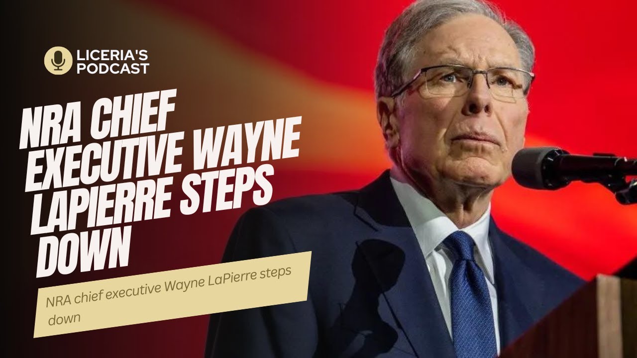 NRA Chief Executive Wayne LaPierre Steps Down - YouTube