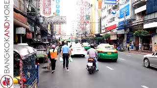 Walking In Bangkok, Thailand - From Hua Lamphong to Chinatown