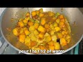 bengali style pumpkin recipe misti kumro recipe alu kumro torkari