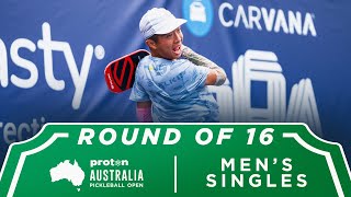 Quang Duong vs Robert Sterling at the Proton Australia Pickleball Open