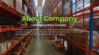 "Acme Warehousing β Secure Storage & Reliable Logistics Solutions acmewarehousing.ππ¦