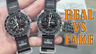 REAL VS FAKE! This Copy Swatch x Omega MoonSwatch SHOCKED ME