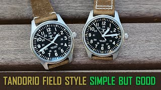 Tandorio Automatic field style watch review good value for $ #tandorio  #gedmislaguna #nh35