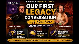 Our First Legacy Conversation + A New Door for Public Speaking
