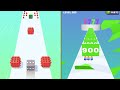 jelly run 2048 jelly tube run 2048 ♾️ vs number run shooting 2048 gameplay android ios part 4