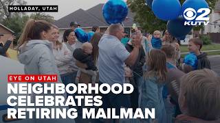 Holladay neighborhood celebrates mail carrier who connected with generations for 41 years