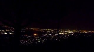 京の夜景　万灯呂山展望台（京都府綴喜郡井手町2015/12/28 ）