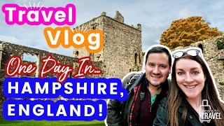 HAMPSHIRE, ENGLAND ROAD TRIP  ◆  UK TRAVEL VLOG  ◆  WINCHESTER, PORTCHESTER CASTLE, & SOUTH DOWNS!