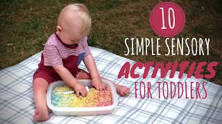 10 Simple Sensory Activities for Toddlers | DIY Baby Entertainment