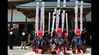 金津流野手崎獅子躍「疫病退散祈願　奉納舞」＠奥州市梁川　金性寺