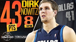 Dirk Nowitzki LiGHTS UP Seattle For 43 Pts, 8 Threes 🔥 | Jan 27, 2004 | VintageDawkins