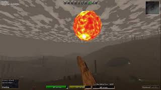Devil Spire Falls - Making a Giant Fireball (and jumped too close to it)