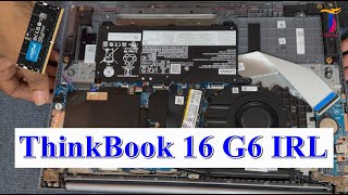 Lenovo ThinkBook 16 G6 IRL Upgrade Options | Disassembly