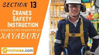 SECTION 13 | CRANES SAFETY INSTRUCTION AT XAYABURI HEPP