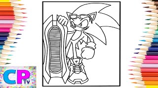 Sonic on the Board Coloring Pages/Sonic the Hedgehog Coloring/Jim Yosef - Link [NCS Release]