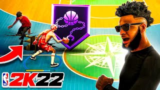 The POWER of HOF QUICK CHAIN BADGE on NBA 2K22 is AMAZING . . . DRIBBLE 2X FASTER
