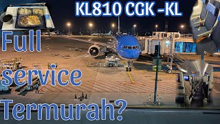 Maskapai tertua di dunia? Full service termurah CGK-KL? KLM KL 810