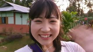 Japanese girl visits India, The cleanest village in Assam! Umswai valley! Tiwa tribe