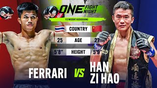 Wild Muay Thai Action 💪 Ferrari vs. Han Zi Hao | Full Fight