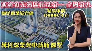 中山樓盤 丨萬科深業灣中新城 原墅丨馬鞍島丨單價19XXX/平方 銷量遙遙領先 灣區第一 全國第九 馬鞍島南部中央商務區 地標性建築 碼頭商業綜合體 會展中心 未來之門 深中通道