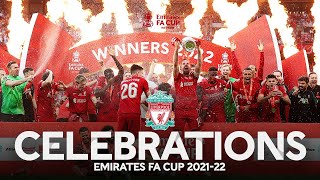 Henderson Lifts The FA Cup | Trophy Lift & Full-Time Celebrations 🏆 |  Emirates FA Cup 2021-22
