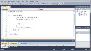 Visual Basic Tutorial 30 Do Until Loop