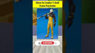 How to make 1-ball from Fortnite 🎱 #lego #1ball #fortnite #gaminglegends #remix