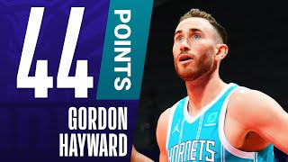 Gordon Hayward Scores A Career-High 44 PTS In The Hornets' Win