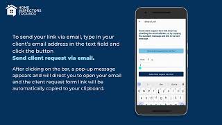 Mobile App: Send Client Request Form Link