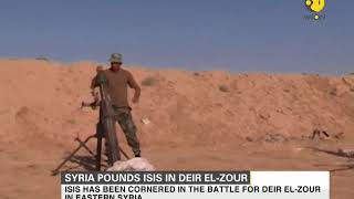 Syria pounds ISIS in Deir el-zour, government media releases video