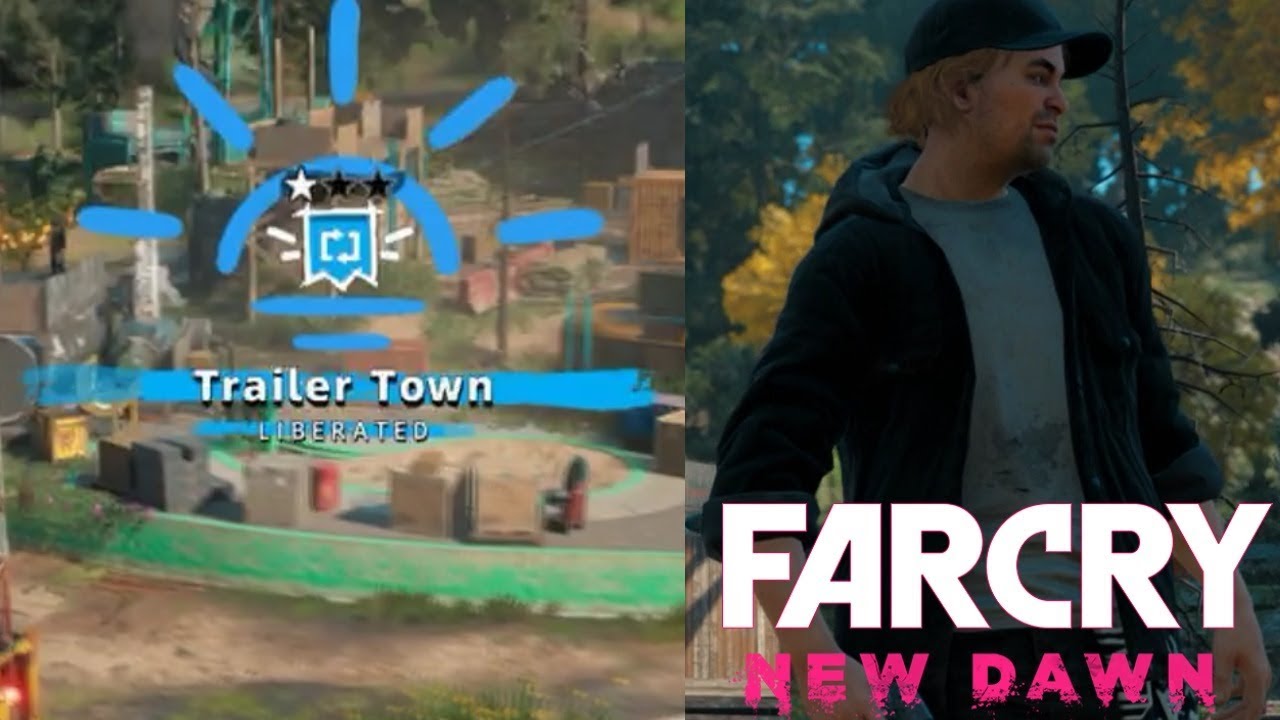 Far Cry New Dawn "Liberate TRAILER TOWN" Outpost Location Walkthrough ...