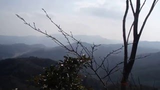 蕎麦ヶ岳の山頂から眺める風景　山口県山口市