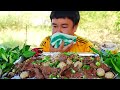 ก๋วยเตี๋ยวเนื้อน้ำตกหมี่ขาวพริกจี่จิ้มกะปิ food noodle mukbang