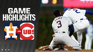 Astros vs. Cubs Game Highlights (4/24/24) | MLB Highlights