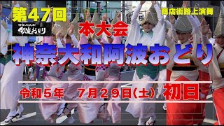 第47回神奈川大和阿波おどり初日(2023/07/29)