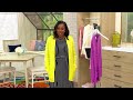 Girl With Curves Button-Front V-Neck Cardigan on QVC