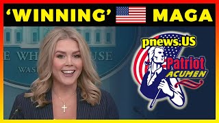 🚀WINNING: White House Press Secretary Karoline Leavitt · Briefing 4  · Conservative News Live Stream