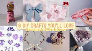 8 Creative DIY Crafts You Need To Try ! 🎨💡 Handmade Gifts & Decorations 🎀