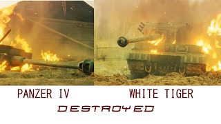 T 34 Destroyed Panzer IV and Legend TIGER