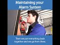 should you maintain your alarm system maintaining you security system