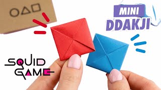 How to Make Squid Game Mini Ddakji | Paper Origami